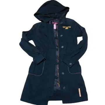 Y2K 리즈리사 롱 코트 블랙 프리 사이즈 갸루