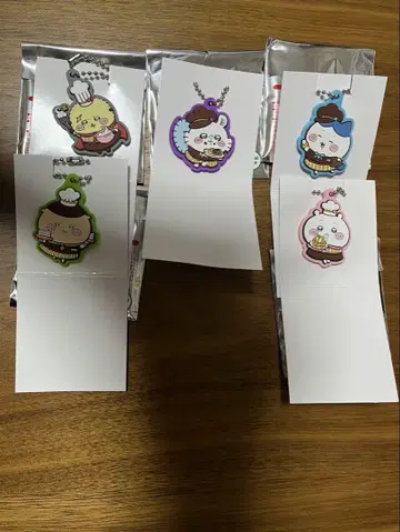 치이카와 코코스 콜라보 러버 키링 5세트