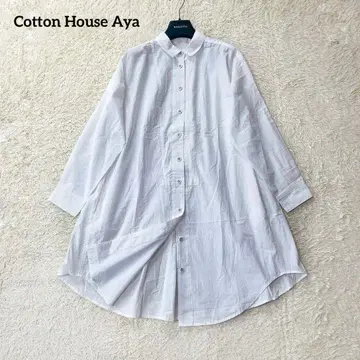 코튼하우스 아야 yesterday cross 튜닉 셔츠 블라우스 M