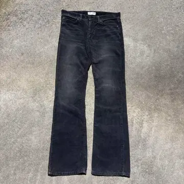 [연말 감사제] Lee 굵은 폭 코듀로이 플레어 부츠컷 다크 그레이