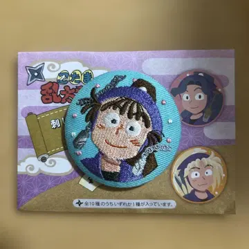 닌타마 란타로 자수 캔뱃지 컬렉션 오하마 칸에몬