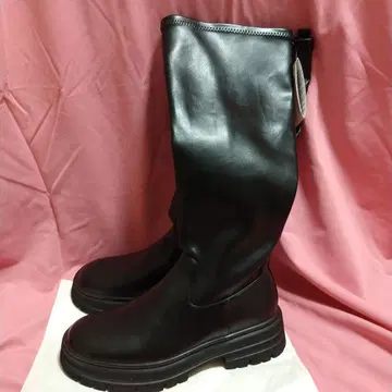 블랙 롱 부츠 23.5cm