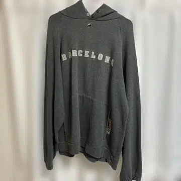 XLANGE 그레이 BARCELONA 후드티 M