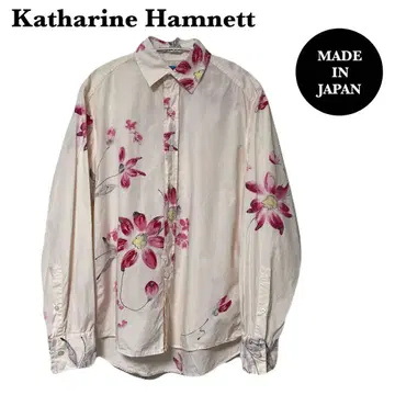 KATHARINE HAMNETT 보태니컬 무늬 셔츠 꽃무늬 해머넷