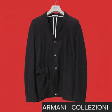 아르마니 꼴레지오니 남성용 노카라 자켓 행거 포함