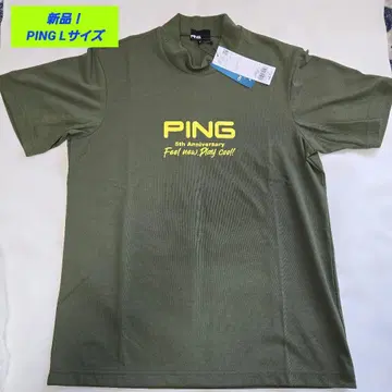 [ 새상품 ] PING 모크넥 반팔 남성용 텐지쿠 반팔 하이넥