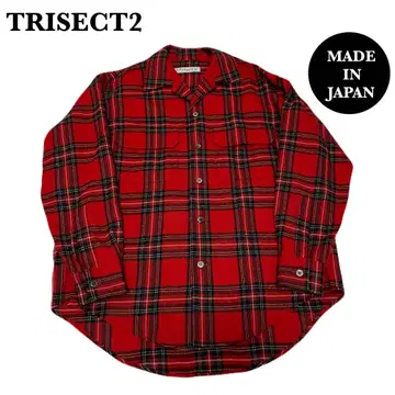 JOURNAL STANDARD TRISECT2 오픈 카라 울 셔츠
