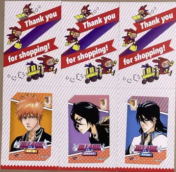 BLEACH 점프샵 미니 브로마이드 3점