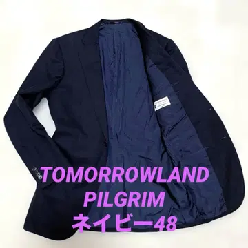 투모로우랜드 필그림 테일러드 자켓 네이비 48