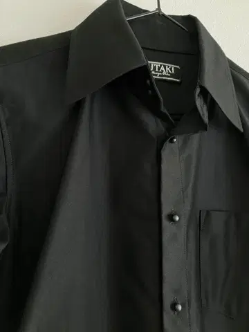 UTAKI 나오야 오타 별주 펄 버튼 블랙 셔츠 새상품급 M 상당
