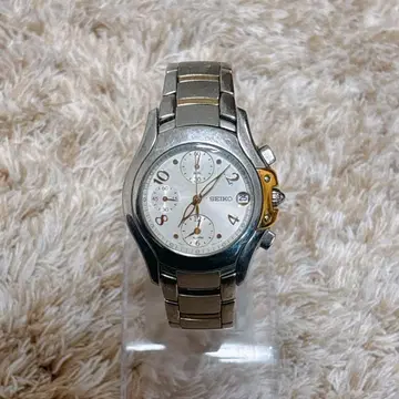 SEIKO 7T62-0FH0 아날로그 손목시계 크로노그래프 세이코 남성용