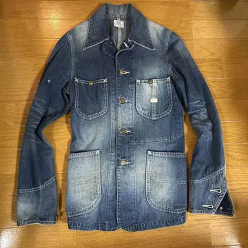 Lee x JOHNS 콜라보 데님 커버올 사이즈 S 남성용
