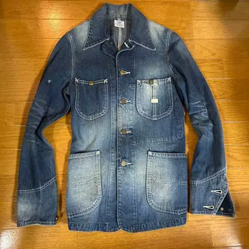 Lee x JOHNS 콜라보 데님 커버올 사이즈 S 남성용