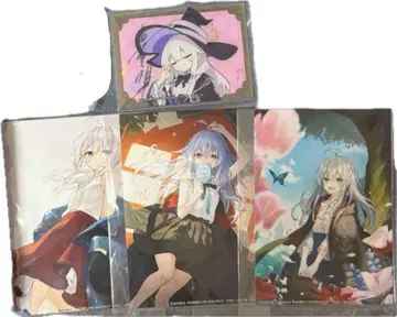 마녀의 여행 브로마이드 3종 + 작가 친필 사인 클리어 카드