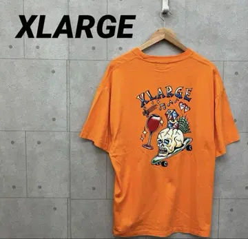 XLARGE 오렌지 T셔츠 L 사이즈