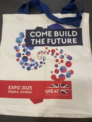 오사카 간사이 엑스포 영국 국기 토트백 EXPO 2025 미사용 새상품