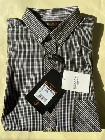 미사용 새상품 Ben Sherman 체크 셔츠 S