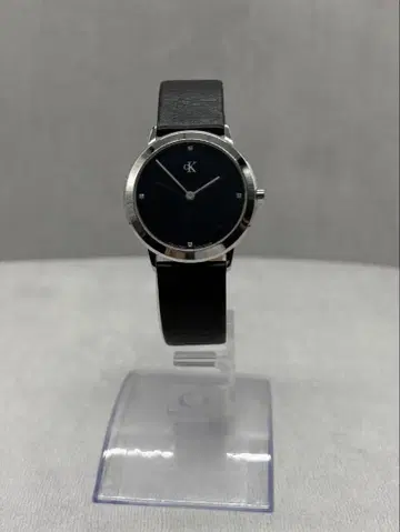 캘빈클라인 쿼츠 손목시계 파란 다이얼 블랙 밴딩