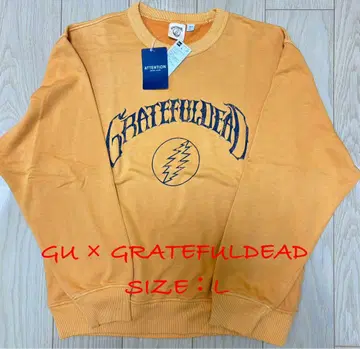 GU x GRATEFUL DEAD 맨투맨 L 사이즈 오렌지
