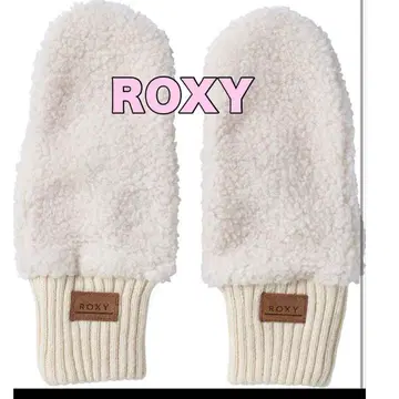 ROXY 록시 미튼 보아 화이트 장갑 복슬복슬