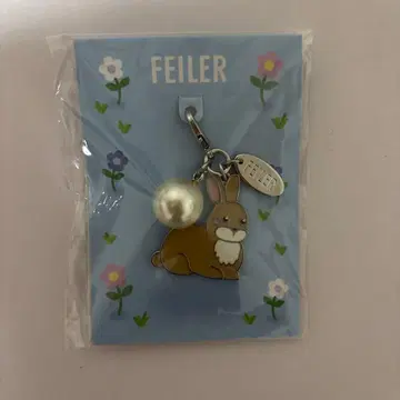FEILER 토끼 참 펄 장식 윈터 애니멀즈