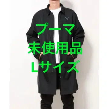 푸마 롱 코트 L 사이즈 블랙