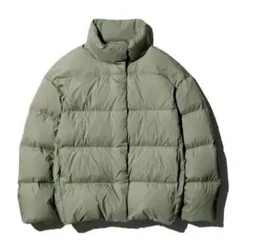 UNIQLO 파우더 소프트 다운 자켓 XL 올리브