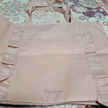 Francfranc 프릴 토트백 핑크
