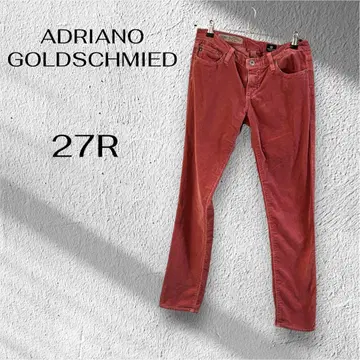ADRIANO GOLDSCHMIED [ 27R ] 레드 코듀로이 팬츠