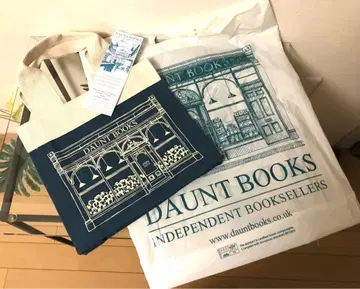 DAUNT BOOKS 도트북스 미니 토트백 파랑 영국 새상품