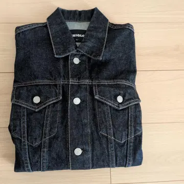 미사용 새상품 UNIQLO 다크 데님 데님 자켓 G 유니클로