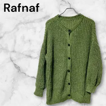 [ Rafnaf ] (3L) / 여성용 니트 버튼 롱 가디건