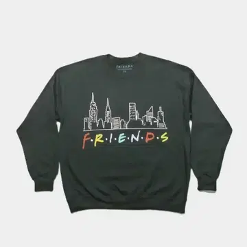 FRIENDS (프렌즈) Black Sweat Shirt 1X