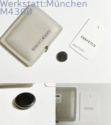 정품 공식 매장 구매품 웍스태트 뮌헨 M4300 캔 배지 실버