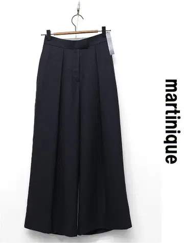 U300/미사용 martinique 와이드 팬츠 1턱 1 다크 네이비