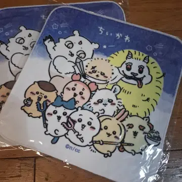 [새상품] 치이카와 빅 핸드 타월 (모두 함께 아이 캐치)