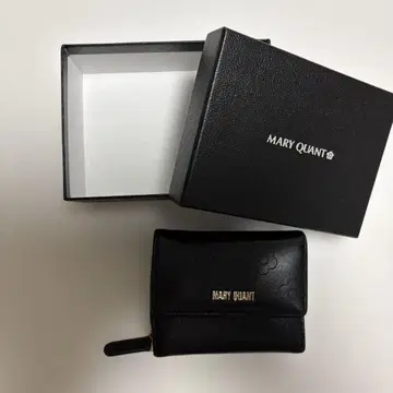 MARY QUANT 삼단 접이식 지갑 마리쿠아