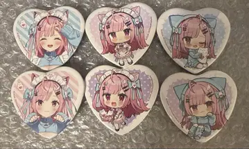 유키 사쿠나 오모테냐시룸 하트형 캔 배지 컴플리트 세트 전종 세트