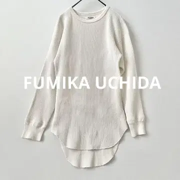 후미카우치다 uchida fumika 써멀 셔츠 화이트