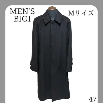 MEN'S BIGI 롱 코트 비즈니스 이탈리아제 울