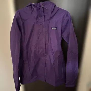 patagonia 후드 부착 보라색 나일론 자켓