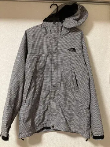 THE NORTH FACE 깅엄 체크 윈드 브레이커