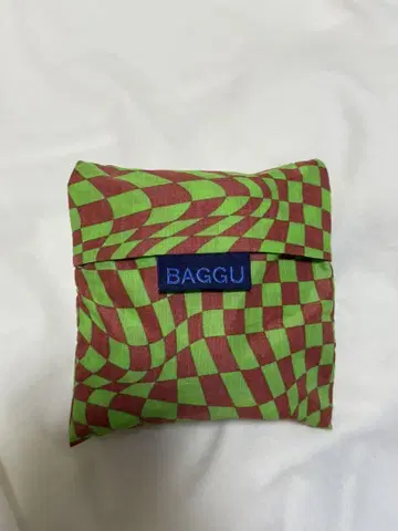 [ 단종 ] BAGGU 스탠다드 체커 그린 브라운