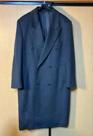 캐시미어 100% 더블 체스터 코트