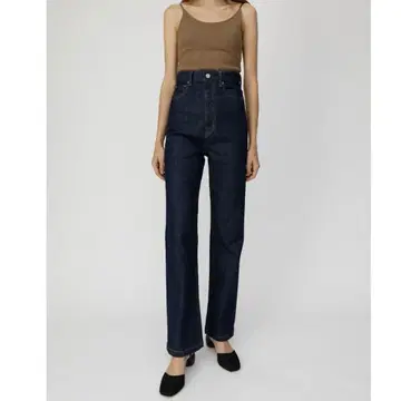[ 새상품급 ] moussy 하이웨스트 스트레치 원 워시 스트레이트 데님