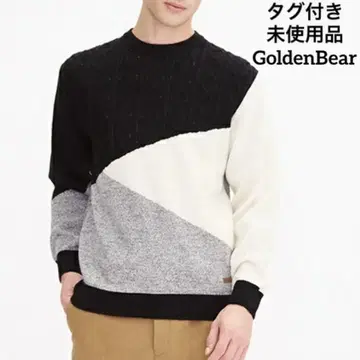 택 포함 미사용품 GoldenBear 골든 베어 워셔블 스웨터