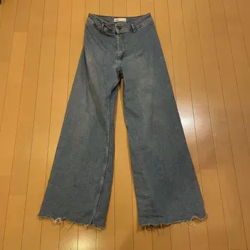 수회 사용 ZARA 하이웨스트 플레어 데님 40
