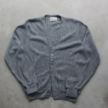 70s Sears Kings Road 아크릴 가디건 그레이