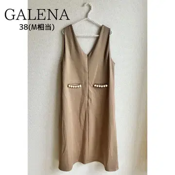 새상품급 GALENA 가레나 펄 롱 원피스 플레어 M
