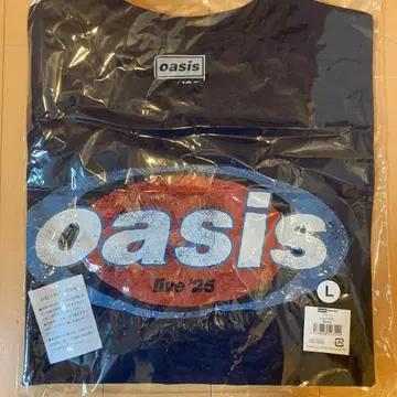 새상품 즉시 완판 오아시스 Oasis 로고 T셔츠 L 사이즈